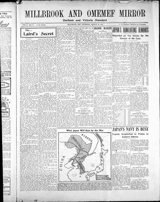 Millbrook & Omemee Mirror (1905), 17 Aug 1905