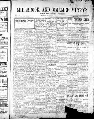 Millbrook & Omemee Mirror (1905), 6 Aug 1908