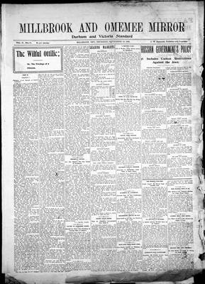 Millbrook & Omemee Mirror (1905), 13 Sep 1906