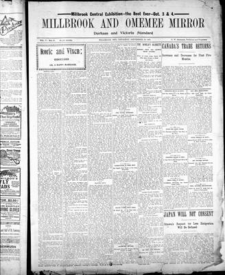 Millbrook & Omemee Mirror (1905), 26 Sep 1907