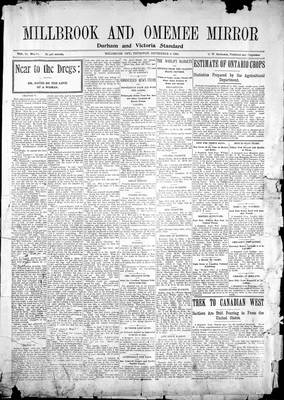 Millbrook & Omemee Mirror (1905), 2 Sep 1909