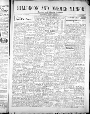 Millbrook & Omemee Mirror (1905), 26 Oct 1905