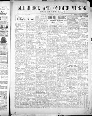 Millbrook & Omemee Mirror (1905), 23 Nov 1905