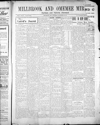 Millbrook & Omemee Mirror (1905), 30 Nov 1905