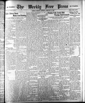 Lindsay Weekly Free Press (1908), 11 Feb 1909