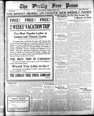 Lindsay Weekly Free Press (1908), 4 Jun 1908