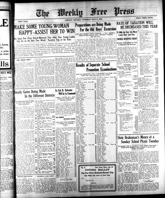 Lindsay Weekly Free Press (1908), 9 Jul 1908