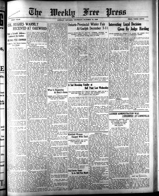 Lindsay Weekly Free Press (1908), 15 Oct 1908