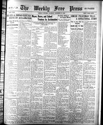 Lindsay Weekly Free Press (1908), 31 Dec 1908