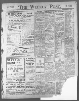 Lindsay Weekly Post (1898), 5 Jan 1906