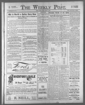 Lindsay Weekly Post (1898), 12 Jan 1906