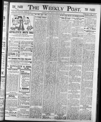 Lindsay Weekly Post (1898), 20 Feb 1903