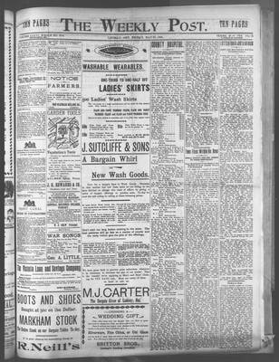 Lindsay Weekly Post (1898), 25 May 1900