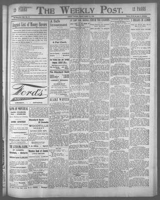 Lindsay Weekly Post (1898), 10 Aug 1906