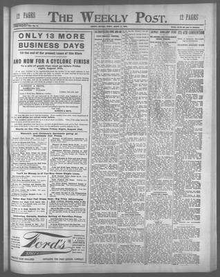 Lindsay Weekly Post (1898), 17 Aug 1906