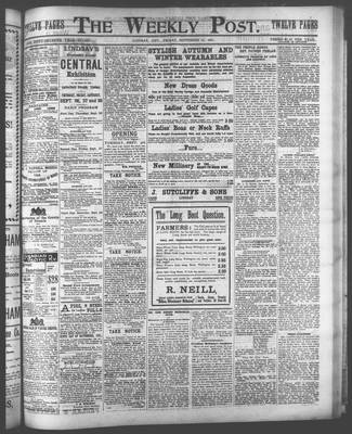 Lindsay Weekly Post (1898), 13 Sep 1901