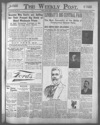 Lindsay Weekly Post (1898), 28 Sep 1906