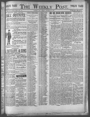 Lindsay Weekly Post (1898), 26 Oct 1900