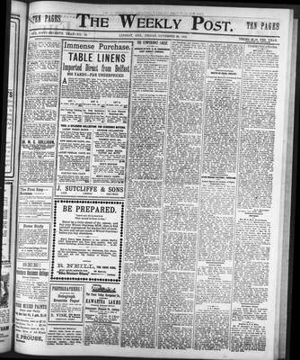 Lindsay Weekly Post (1898), 28 Nov 1902