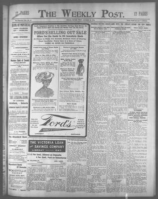 Lindsay Weekly Post (1898), 16 Nov 1906