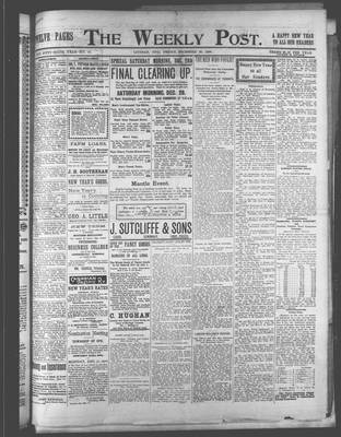 Lindsay Weekly Post (1898), 28 Dec 1900