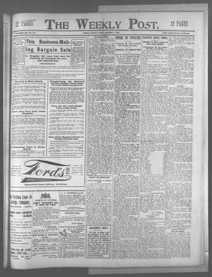 Lindsay Weekly Post (1898), 1 Dec 1905