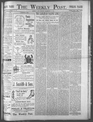 Lindsay Weekly Post (1898), 15 Dec 1899