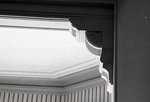 Cornice, doorway, south apartment