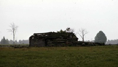 Log cabin, 5th Line, Carden Township