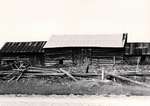 English log barn, Carden Township