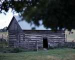 Log cabin, location unknown