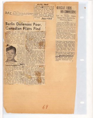 Page 67: Berlin Defenses Poor, Canadian Fliers Find