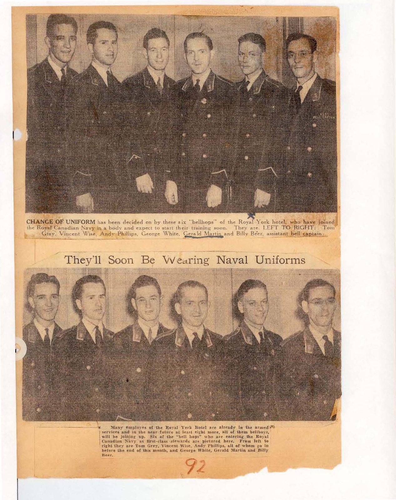 Page 81: They'll soon be wearing naval uniforms