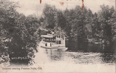 Steamer nearing Fenelon Falls, Ont.