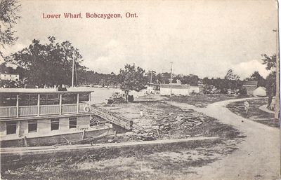 Lower Wharf, Bobcaygeon, Ont.