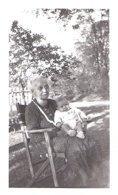 Margaret Emma Trennum Hamilton + grandson Walter