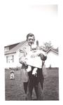 Herbert Randall with son Walter, May 1948