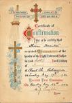 Theodore Thorne Hamilton - Certificate of Confirmation, 17 May 1904