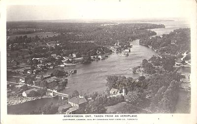 Taken from an aeroplane C, 1919