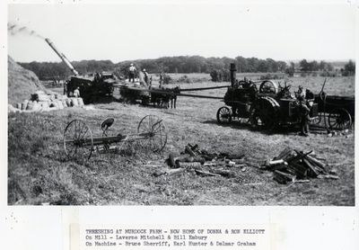 page 34 - Threshing at Murdock Farm