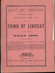 Lindsay Voters List 1889