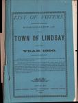 Lindsay Voters List 1890