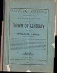 Lindsay Voters List 1891