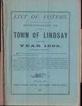 Lindsay Voters List 1892