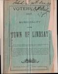 Lindsay Voters List 1897