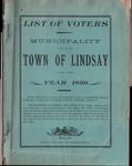 Lindsay Voters List 1899