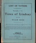 Lindsay Voters List 1904