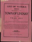 Lindsay Voters List 1905