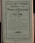 Lindsay Voters List 1908
