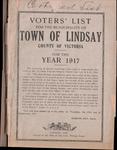 Lindsay Voters List 1917